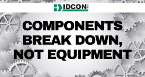 components break down, not equipment