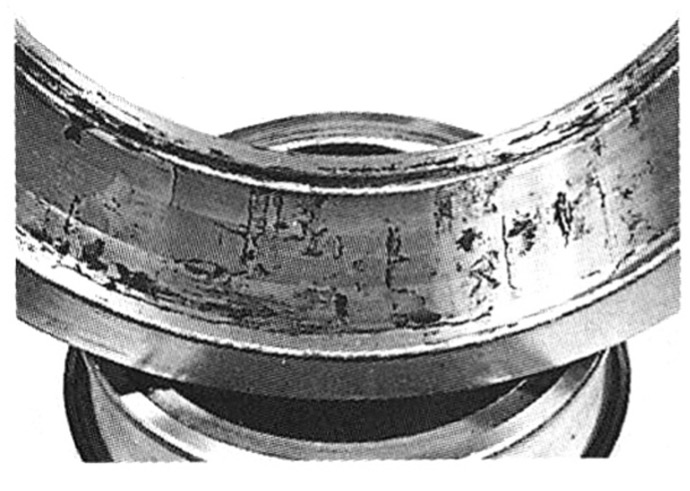 Corrosion on a bearing is a Failure Mode