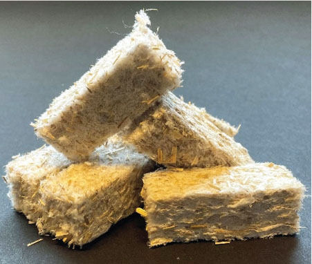 a figure cellulose cuboid prepared